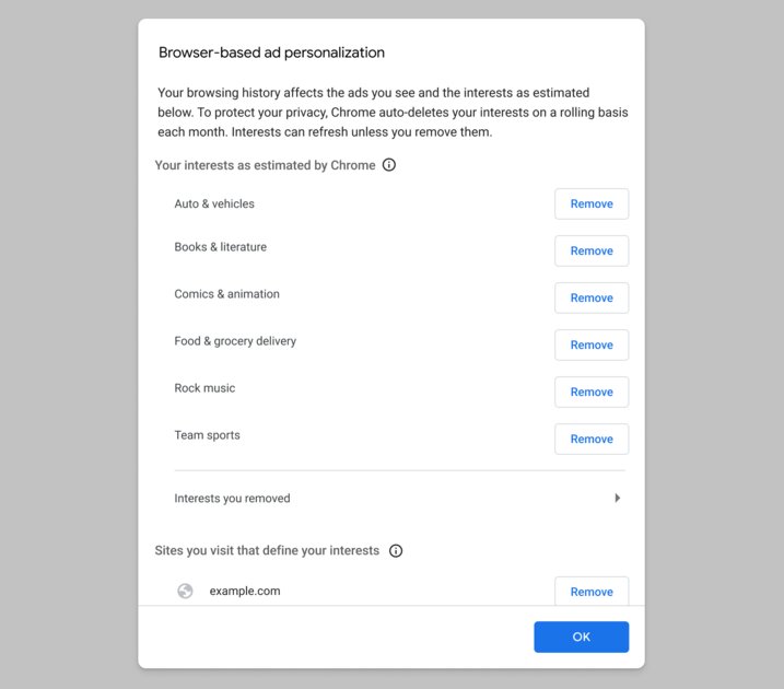 В Chrome теперь можно влиять на рекламу, настраивая «песочницу приватности»