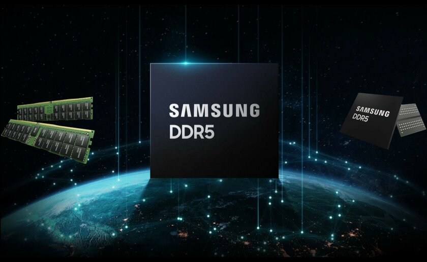Samsung представила DDR5-7200 512 ГБ — первый в мире модуль памяти нового поколения