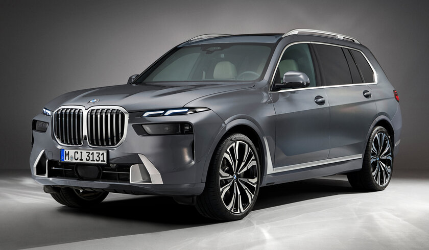 Теперь дорогие модели BMW будут выглядеть так. Показан рестайлинговый X7