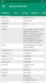 Device Info HW 5.22.1. Скриншот 1