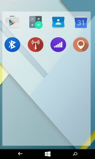 WinDroid Lollipop. Скриншот 3