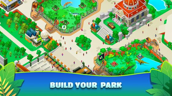 Idle Dinosaur Park Tycoon 2.0.6. Скриншот 1