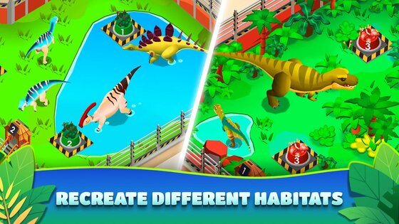 Idle Dinosaur Park Tycoon 2.0.6. Скриншот 2