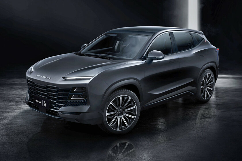 Chery и Huawei совместно создали гибридный кроссовер с огромным планшетом в салоне