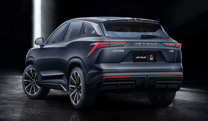 Chery и Huawei совместно создали гибридный кроссовер с огромным планшетом в салоне