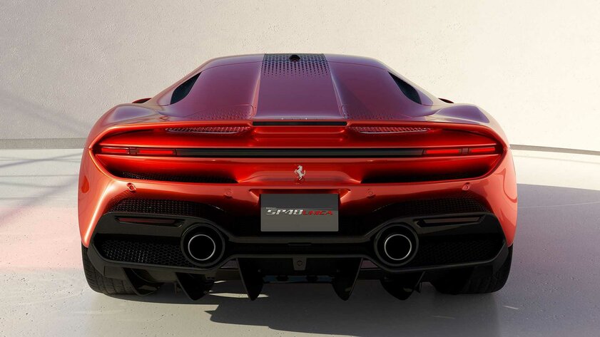 Представлен Ferrari SP48 Unica: единственный в мире суперкар без заднего стекла