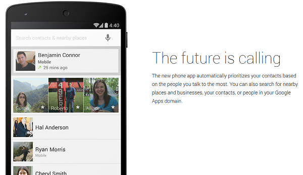 В Android 4.4 KitKat вы сможете видеть Google-профиль звонящего