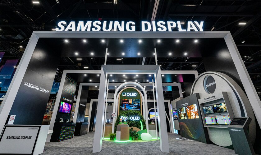 Samsung показала гигантские OLED-экраны для автомобилей будущего