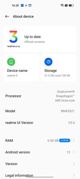 Обзор Realme 9: современная система превыше всего — Софт, производительность и автономная работа. 5