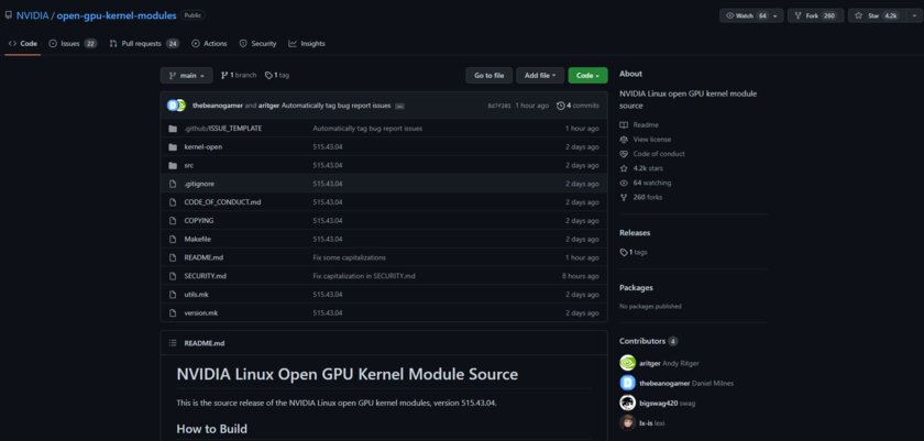 NVIDIA открыла исходный код своих драйверов под Linux