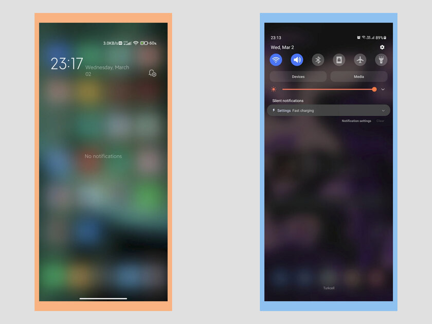 Дизайн прошивки MIUI от Xiaomi против One UI от Samsung: прямое сравнение