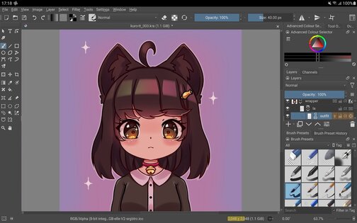 Krita 5.2.9. Скриншот 12