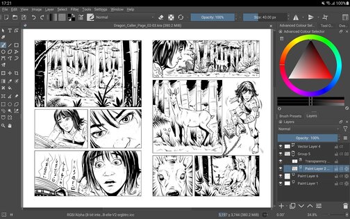 Krita 5.2.9. Скриншот 22