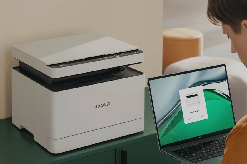 Обзор Huawei PixLab X1: 15 000 страниц на одном картридже и встроенный Wi-Fi — Подключение к компьютеру или смартфону. 1