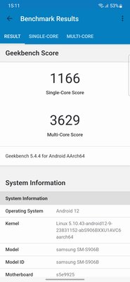 Обзор Samsung Galaxy S22+. Отличный смартфон с одним НО — Производительность и ПО. 1