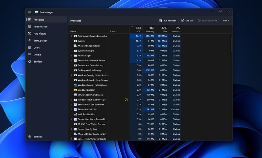 В обновлении Windows 11 совершенно новый Диспетчер задач. Изменилось ВСЁ
