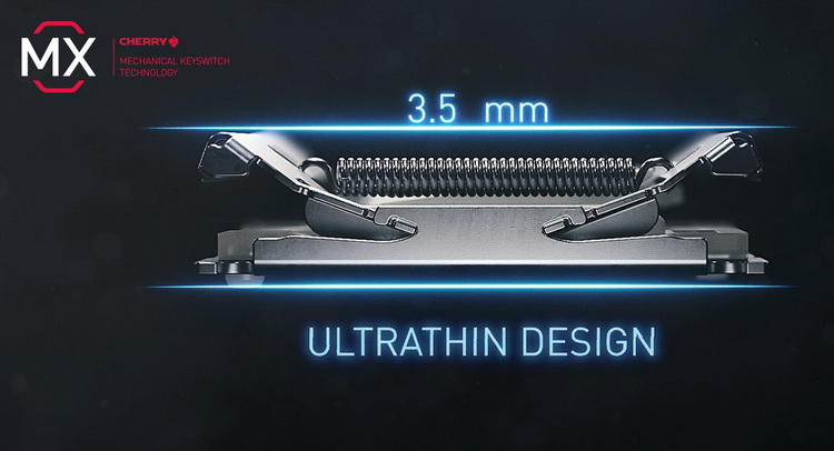 Cherry представила тактильные переключатели для ноутбуков: высота 3,5 мм и никакого щелчка