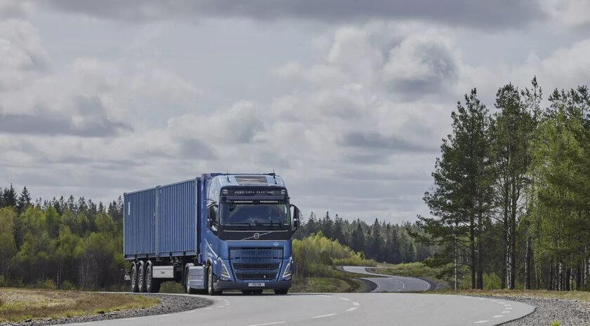 Volvo Trucks уже тестирует грузовики на водороде с запасом хода 1000 км