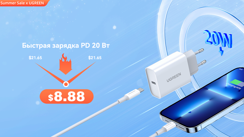 UGREEN распродаёт гаджеты с большими скидками: наушники, мышка, хаб и зарядка