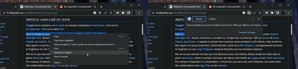 Chrome научился частично переводить страницы. Другие браузеры давно это умеют