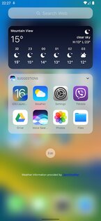 Launcher iOS 16 6.2.5. Скриншот 2