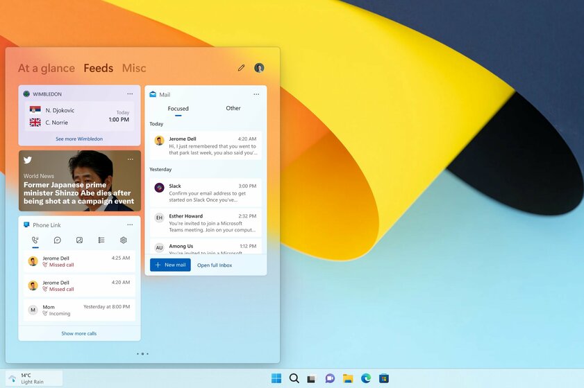 Меню виджетов Windows 11 не удалось. Дизайнер придумал, как сделать его удобнее