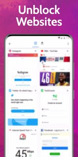 UPX – браузер со встроенным VPN 115.0.5790.168. Скриншот 3