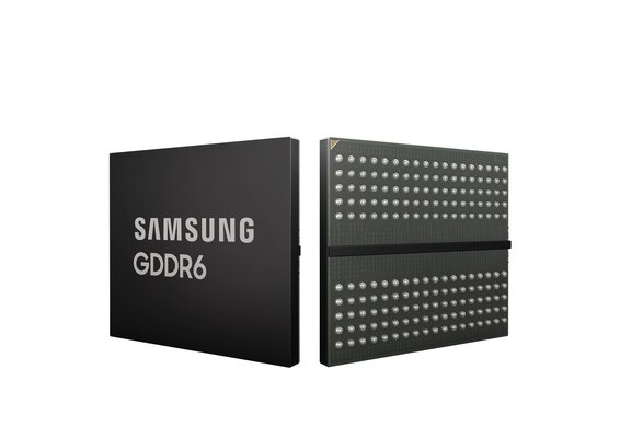 Samsung выпустила самую быструю память GDDR6 для видеокарт нового поколения