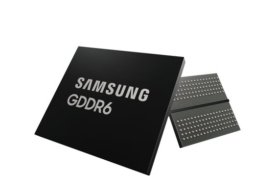 Samsung выпустила самую быструю память GDDR6 для видеокарт нового поколения