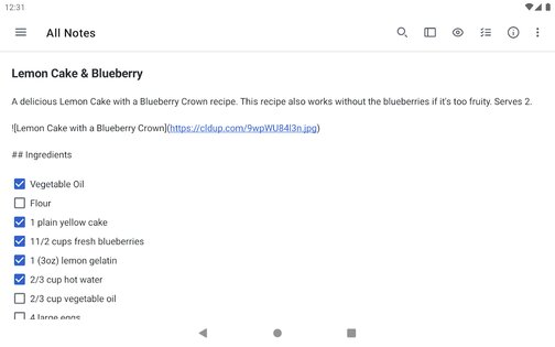 Simplenote 2.35. Скриншот 7