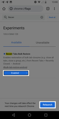 В Chrome для Android можно вернуть массово закрытые вкладки. Но опцию надо включить