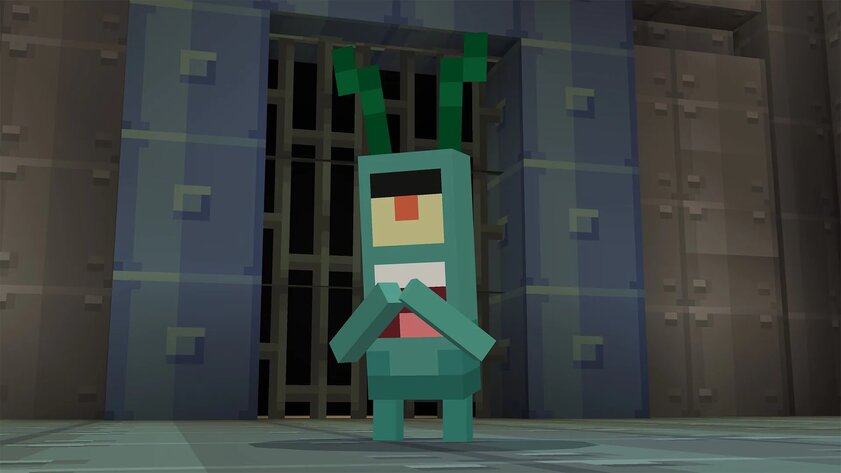 В Minecraft вышло DLC по Губке Бобу: с квестами, коллекционными предметами и странным Патриком