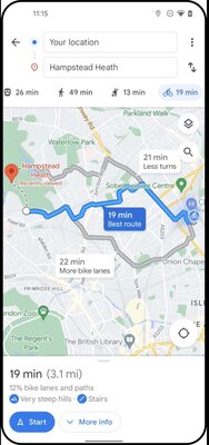 Google Карты скопировали функции для велосипедистов из 2ГИС. Удобнее строить маршрут