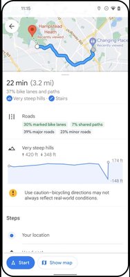 Google Карты скопировали функции для велосипедистов из 2ГИС. Удобнее строить маршрут