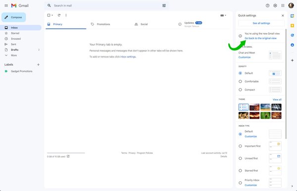 Как вернуть старый дизайн Gmail. Google меняет его на новый, нравится не всем