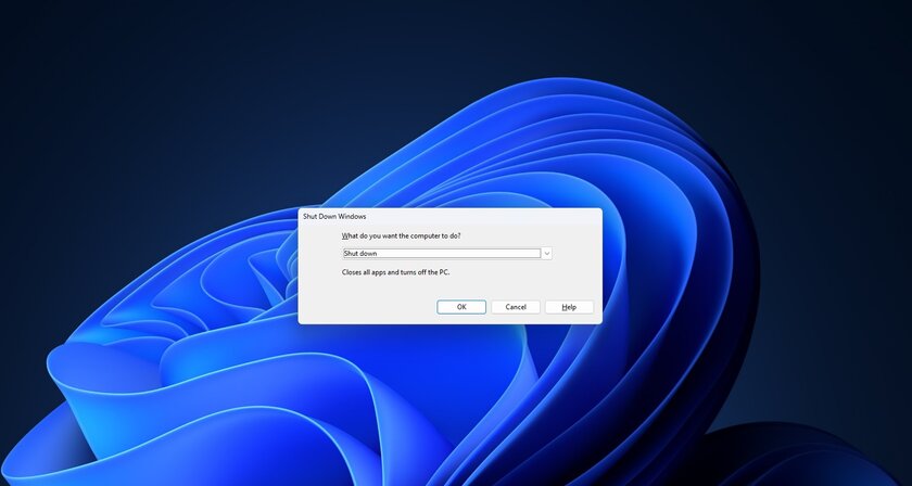 В Windows 11 новое окно выключения ПК. Дизайн старее, чем у Windows XP