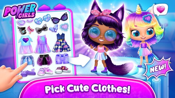 Power Girls - Fantastic Heroes 1.6.167. Скриншот 1