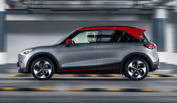 Smart представил свой первый полноприводный электромобиль на базе платформы Geely