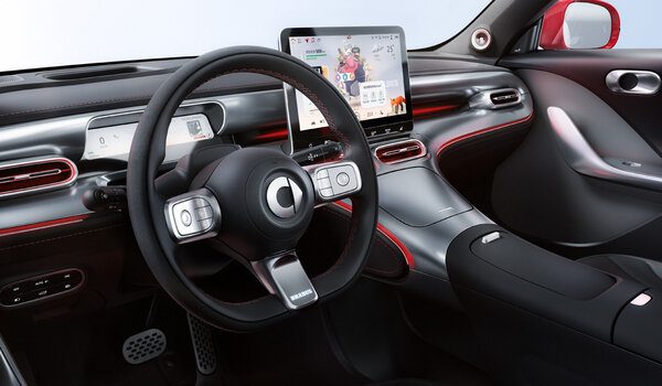 Smart представил свой первый полноприводный электромобиль на базе платформы Geely