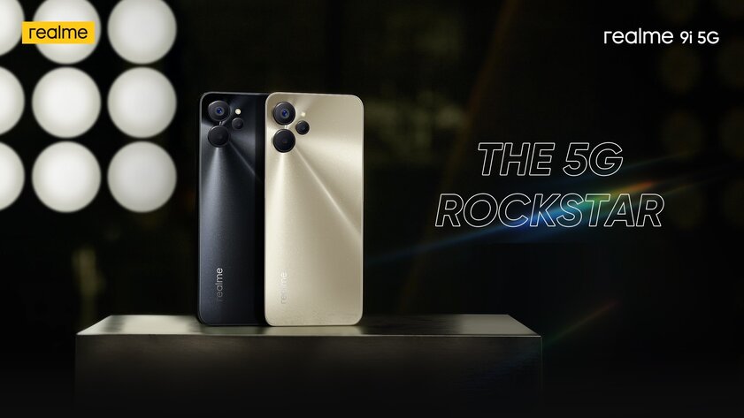 Realme представила смартфон с блёстками, TWS-наушники и умные часы с квадратным дисплеем