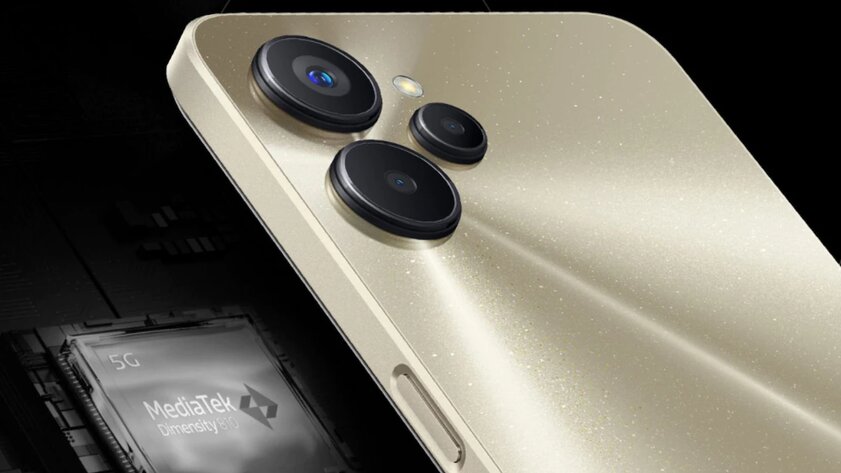 Realme представила смартфон с блёстками, TWS-наушники и умные часы с квадратным дисплеем