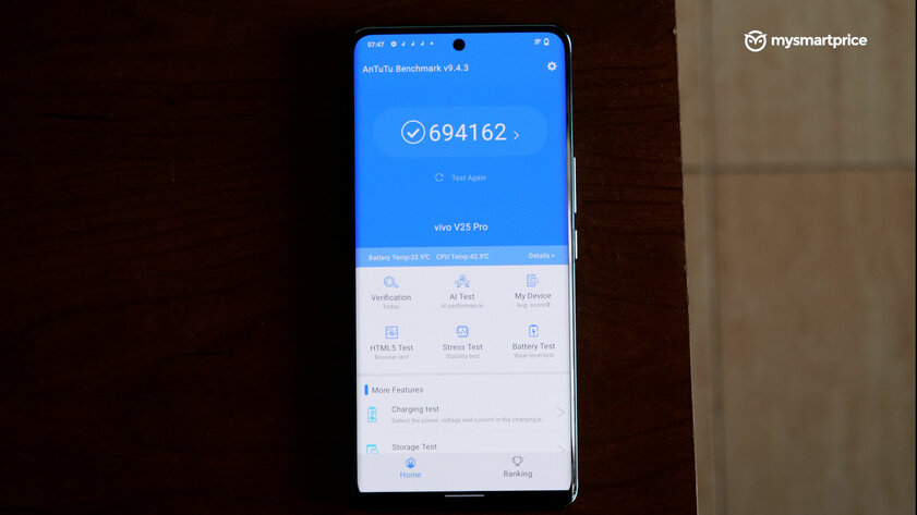 Обзор Vivo V25 Pro: когда внешность важнее начинки — Производительность. 1
