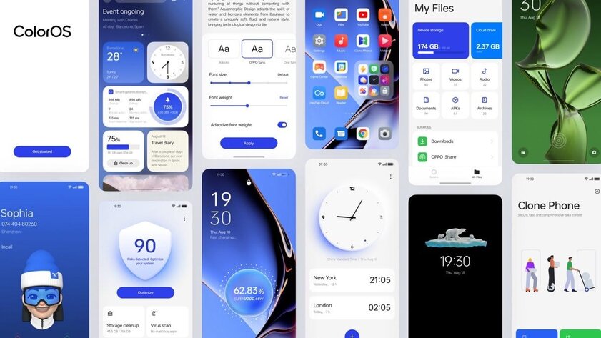 Обзор ColorOS 13 от OPPO: акваморфный дизайн и фишки, которых нет в Android