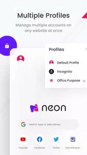 NEON Browser 1.0.13. Скриншот 1