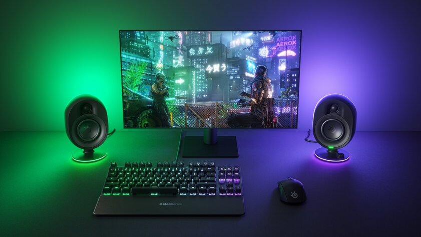 SteelSeries представила игровые колонки Arena: большие, дорогие и с подсветкой