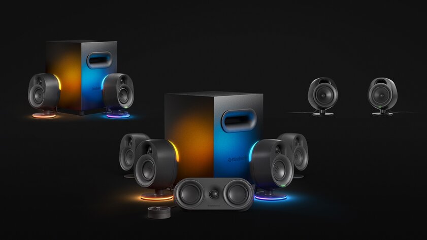 SteelSeries представила игровые колонки Arena: большие, дорогие и с подсветкой