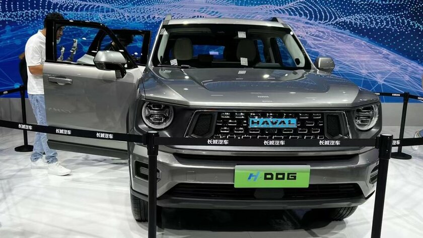 Haval представила кроссовер H-Dog: с огромным дисплеем, стильным кузовом и гибридной системой
