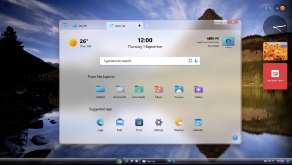 Идеальная Windows с Пуском? Если бы Vista вышла в 2022, она бы выглядела так
