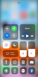 Control Center iOS 15 1.85. Скриншот 3