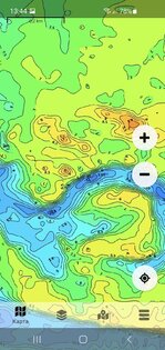 Глубины водоемов для рыбалки 2.10.0. Скриншот 1